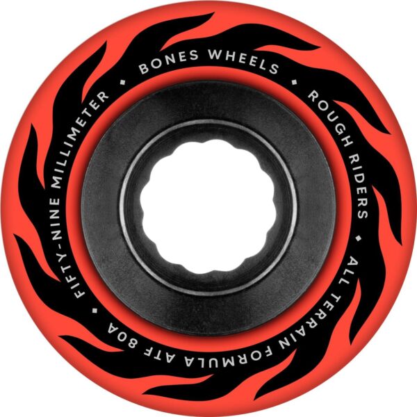 Bones Wheels ATF Rough Riders Eternal Flames 80a Skateboard Wheels