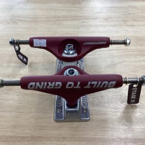 Indy Independent Stage 11 Skateboard Trucks BTG Speed Standard Burgundy/Silver 139mm