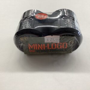 Powell Mini Logo Hybrid A-Cut "2" 52mm 95a Skateboard Wheels Black Set/4