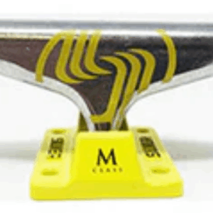 SILVER TRUCK M-CLASS HOLLOW RAW/YELLOW 7.75 PAIR