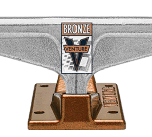 Venture Skateboard Trucks X Bronze Team 5.8 (8.5") Silver/Bronze (Pair)
