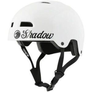 The Shadow Conspiracy Classic BMX/Skate Helmet ABS Shell Gloss White