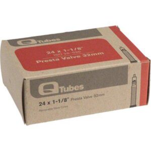 Q-Tubes 24" x 1-1/8" 32mm Presta Valve Tube 92g