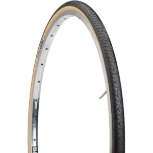 MSW Thunder Road Tire 27 x 11/4 WireBead Tan Reflective Road Bike