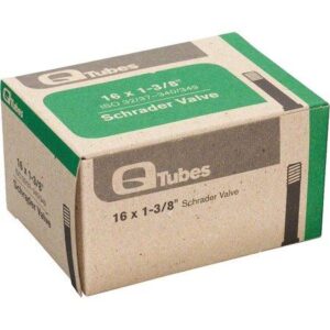 Q-Tubes 16" x 1-3/8" Schrader Valve Tube 86g *Low Lead Valve