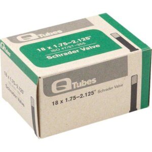 Q-Tubes 18" x 1.75-2.125" Schrader Valve Tube 118g *Low Lead Valve