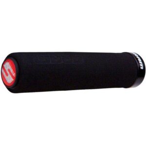 SRAM Locking Foam Grips Black with End Plugs