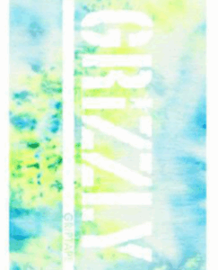 GRIZZLY 9" TIE DYE STAMP SUMMER 24 PR2 PERFORATED  SHEET