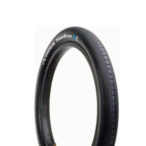 Tioga Powerblock Tire 20 x 1.6 TPI 60 Clincher Wire Black BMX Bike