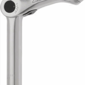 Zoom Quick Comfort Adjustable Stem Quill: 25.4mm Bar Clamp, 180mm Length, 80-150 degrees for 1-1/8" Steerer-tube, Silver