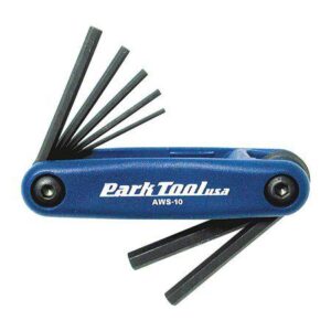 Park Tool AWS10 Fold-Up Hex Wrench Set 1.5-6 mm