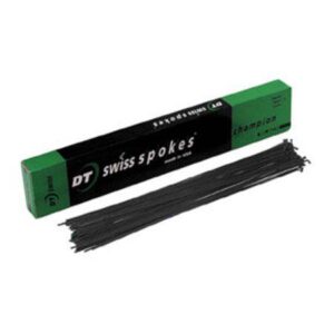 DT Swiss Champion Spoke: 2.0mm 294mm J-Bend Black