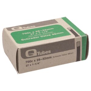 Q-Tubes 700x28-32mm 48mm Long Schrader Valve Tube