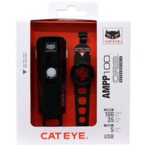 Cateye AMPP100 ORB Headlight/Taillight Set